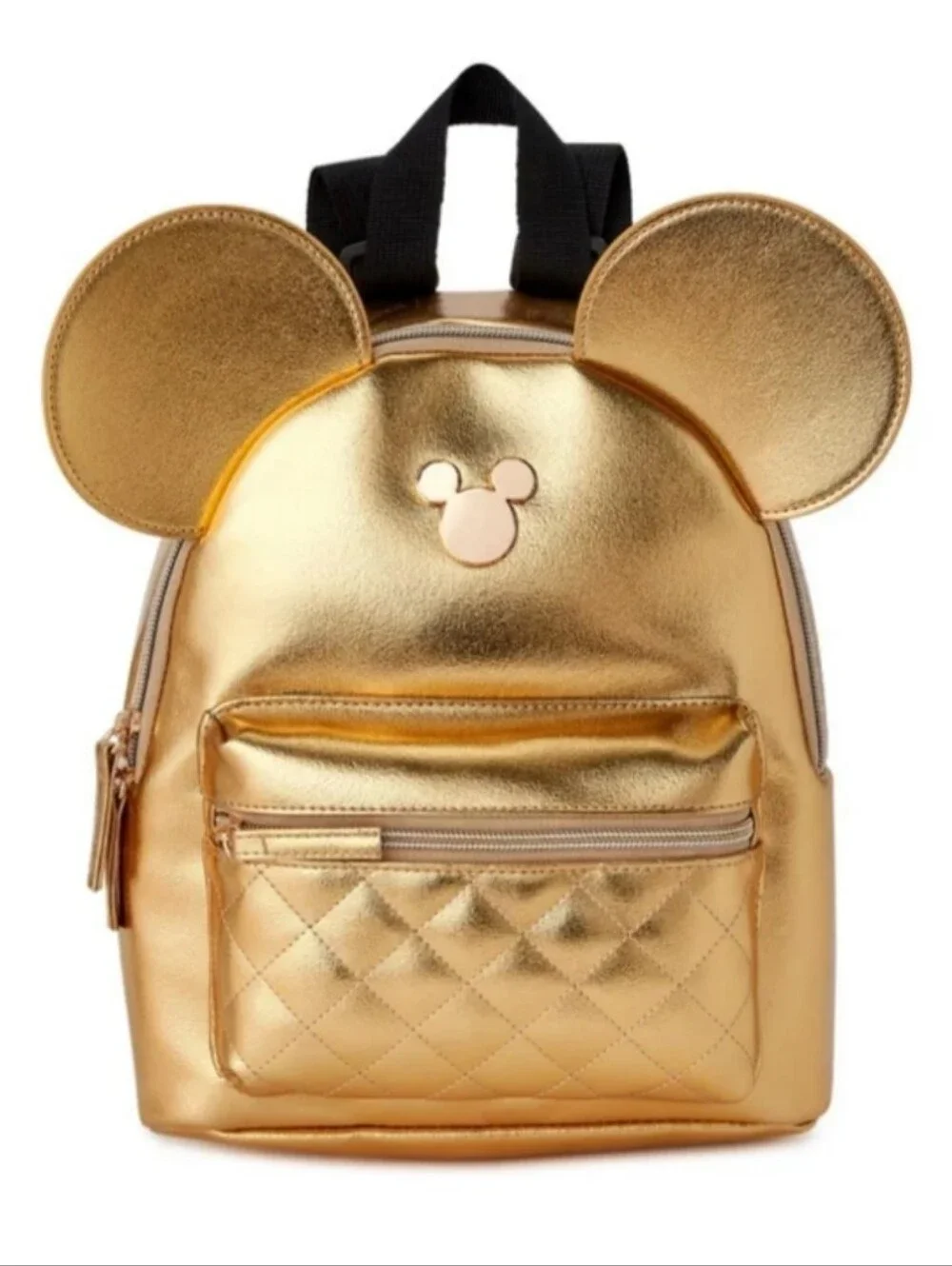 Minnie Mouse Gold Mini Backpack Purse NWT